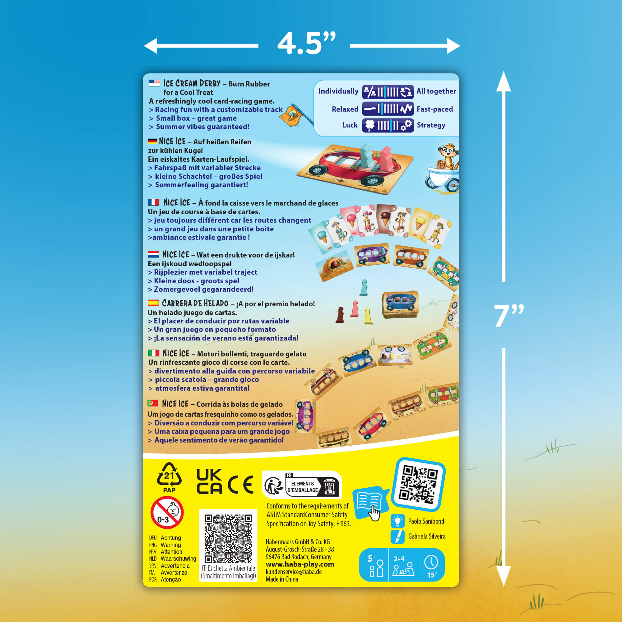Ice Cream Derby Racing Game