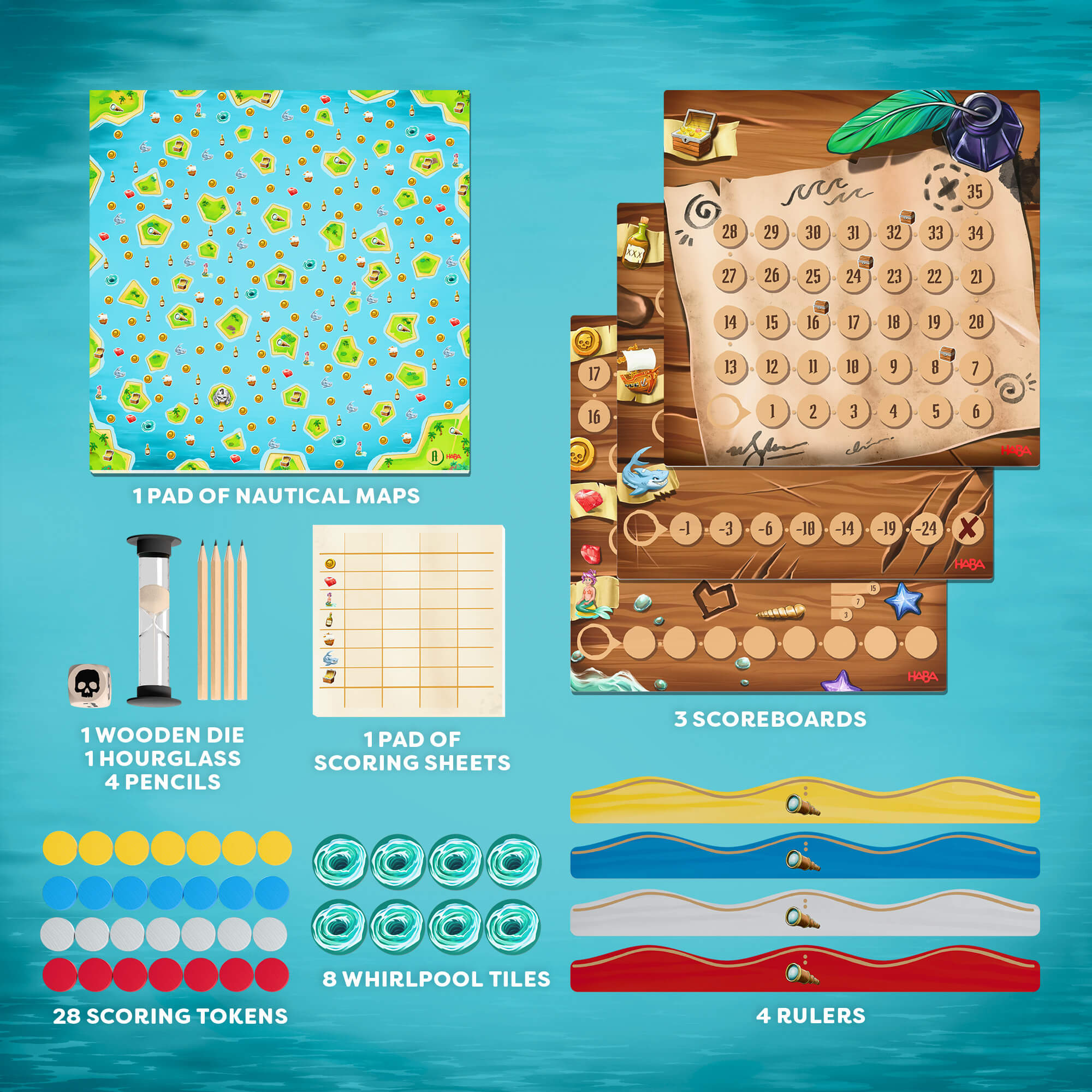 Pencil Pirates Treasure Hunt Game